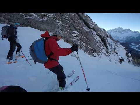 Cima Del Cacciatore Forcella Ovest Anticima Ovest Val Saisera  24 12 17