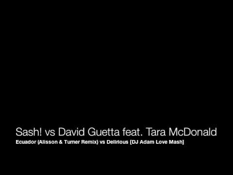 Sash! vs David Guetta feat. Tara McDonald - Ecuador Delirious [Adam Love's Alisson & Turner Mashup]
