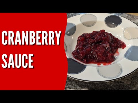 Homemade Cranberry Sauce | Thanksgiving Recipes | National Adoption Month