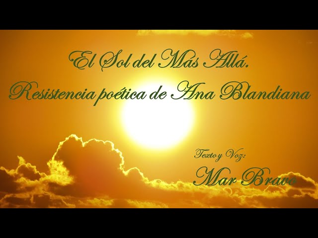Vídeo relacionado con El sol del más allá y El reflujo de los sentidos (La Cruz del Sur)