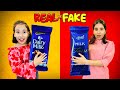 Real V/S Fake Brands Food Challenge  | #LearnWithPari