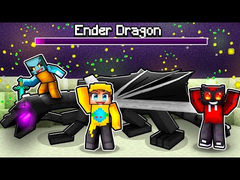 We Beat THE ENDER DRAGON in Minecraft!