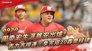 [分享] 今日周委宏 (中職生涯首安)