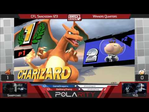 CFL Smackdown 123 WiiU - Sharpyzard (Charizard) vs YLD (Olimar) - Winners Quarters