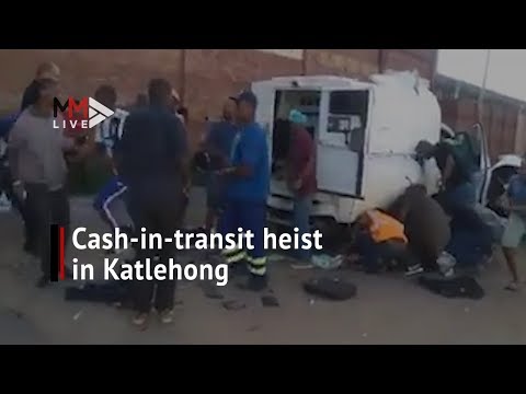 Cash-in-transit van 'looted' after robbery