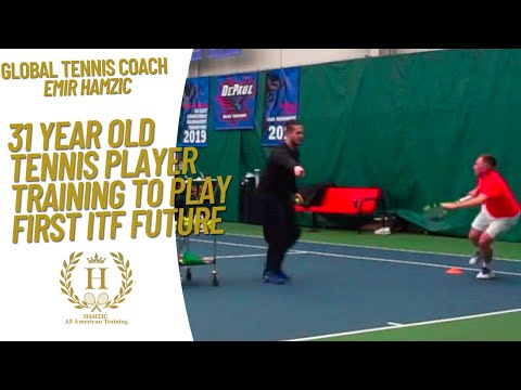 31 Year Old Tennis Player Training To Play First ITF Future