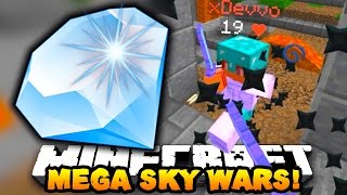 Minecraft MEGA SKYWARS #7 TEAM FLAWLESS RECORD! w/PrestonPlayz & PeteZahHutt