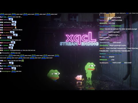 Enjoy this clip of xQc ending stream with Minecraft Music