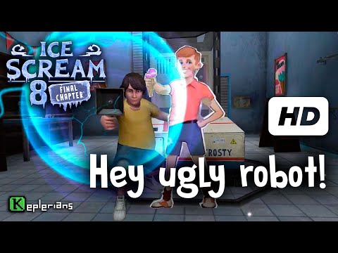 ICE SCREAM 8 FINAL CHAPTER Full CUTSCENES | Hey, ugly robot! | High Definition