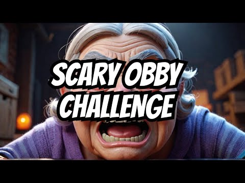 Grumpy Gran roblox gameplay (SCARY OBBY) Escape Easy Mode