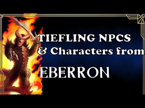 Tiefling NPCs & other Characters from Eberron || Library of Korranburg