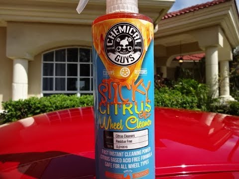 Chemical Guys Sticky Citrus Gel Wheel Cleaner Review on my 2013 Nissan GTR