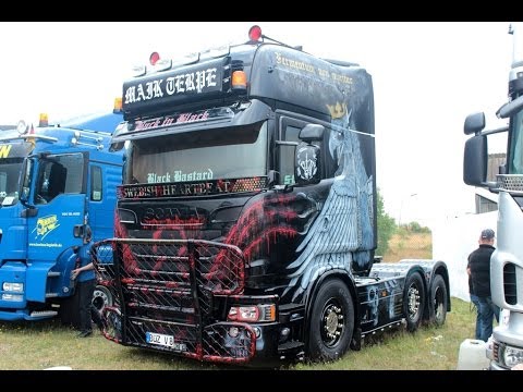 SCANIA R500 V8 MAIK TERPE BLACK BASTARD AIRBRUSHTRUCK S-U-P-E-R