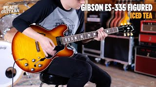Video thumbnail for No Talking...Just Tones | Gibson ES-335 Figured Iced Tea - 207720457 by Peach Guitars