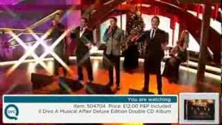 Il Divo QVC UK - Interview and &quot;Tonight&quot; &amp; &quot;Can you feel the love tonight&quot; 27/11/2013