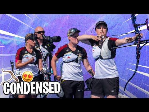 Condensed: Germany's recurve women team well-deserved gold