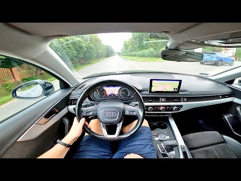2017 Audi A4 Allroad 2.0 TDI 163KM Automatic - POV TEST DRIVE