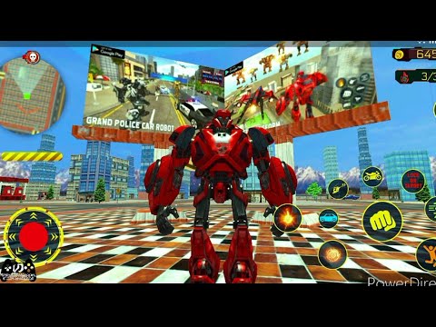 Flying Helicopter Robot Car Transform (Andro Action Game Studio) Android Gameplay #Autobot's Action