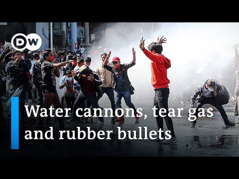 緬甸抗議者無視集會禁令｜DW新聞網 (Myanmar protesters defy ban on gatherings | DW News)