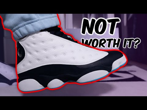 WATCH BEFORE YOU BUY!!! Jordan 13 Retro Obsidian Powder Blue White Review/On-Feet!!!