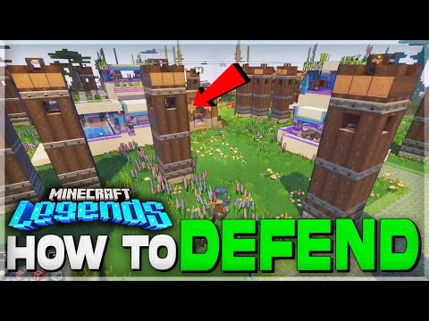 Minecraft Legends - How to Defend Villages EASILY (Quick Guide)