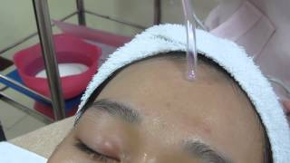 High frequency Facial treatment