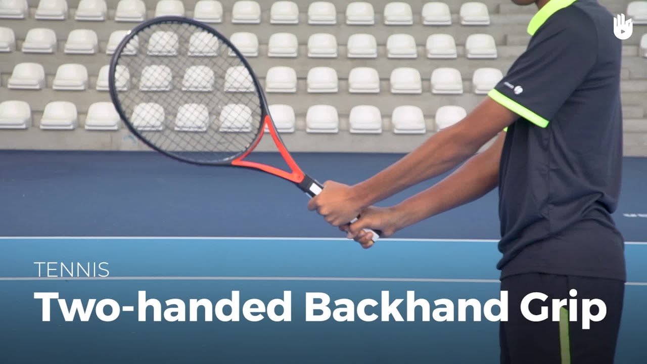 TwoHanded Backhand Grip How to Play Tennis Sikana