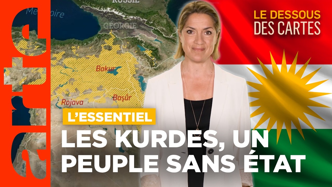 The Kurds: The Other Stateless People | The Essentials of Under the Maps | ARTE