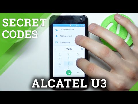How to Use Secret Codes on ALCATEL U3 – Open Hidden Modes