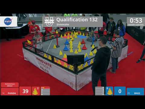 2018 VEXU Innovate Q132 - PANDA vs BNS2 - 61 to 50