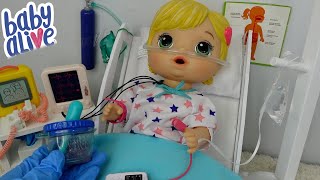 Baby Alive Mix my Medicine baby doll Hospital Morning Routine
