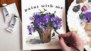How To Paint a Flower Still Life | Intro to Floral Art