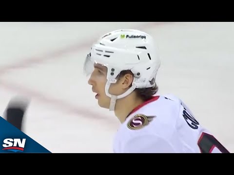 Senators' Dylan Cozens Scores with Five Seconds to go in First vs. Slumping Rangers