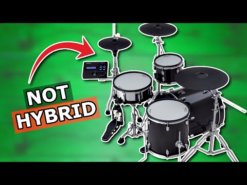 What Are Hybrid Drums? - Roland VAD and A2E are NOT hybrid? | The eDrum Workshop