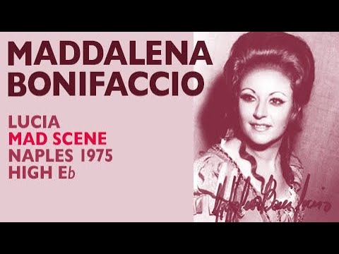 Maddalena Bonifaccio - Donizetti: LUCIA DI LAMMERMOOR, Mad scene, Naples 1975, High E-flats