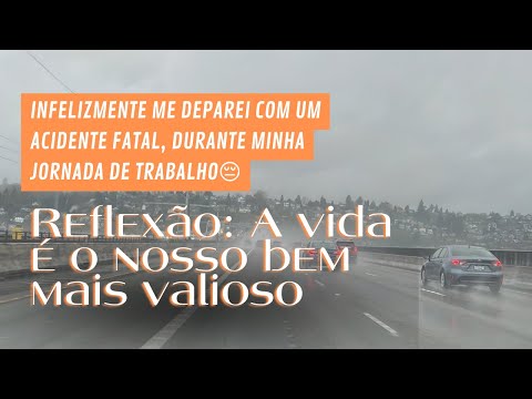 Um triste e fatal acidente, durante minha rotina diária, e uma reflexão pessoal de vida pra mim💔😔