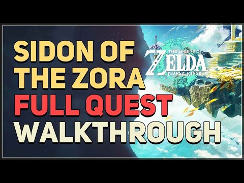 Sidon of the Zora Full Quest Legend of Zelda Tears of the Kingdom