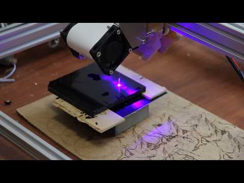 8 watt (8000 mw) solid-state (diode) laser add-on (attachment) for any 3D printer and CNC router