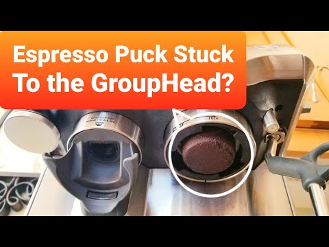 Espresso PUCK stuck on the Group Head? Breville Barista Express