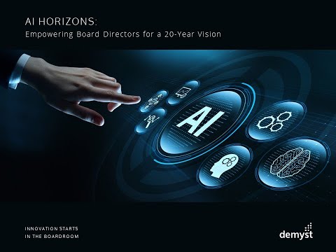Demyst AI Horizons  - Part 1:  AI timeline and architecture - now and into the future