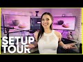 Home Office Desk Setup Aesthetic 2021 Small Home Office Tour