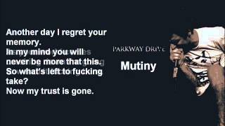Parkway Drive - Mutiny Lyrics Video