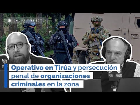 Operativo en Tirúa y persecución penal de organizaciones criminales en la zona