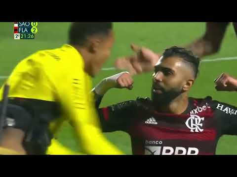 São Paulo 1 x 3 Flamengo - Gols - GLOBO (HD) Copa do Brasil 2022 | Semifinais (IDA) 24/08/2022