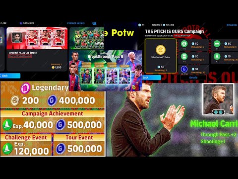 Demain, les nouvelles mises à jour de eFootball™ 2026 arrivent !! 🤩🔥 Nouvelle campagne, pièces
