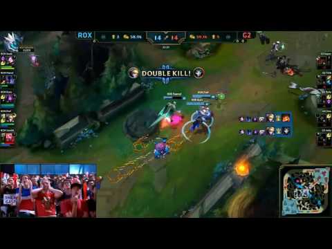 ROX Tigers vs. G2 Esports (Worlds 2016, Group Stage) - Kennen Initiation