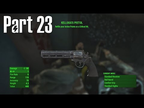 Fallout 4 Walkthrough Gameplay Part 23 – Kellogg’s Pistol