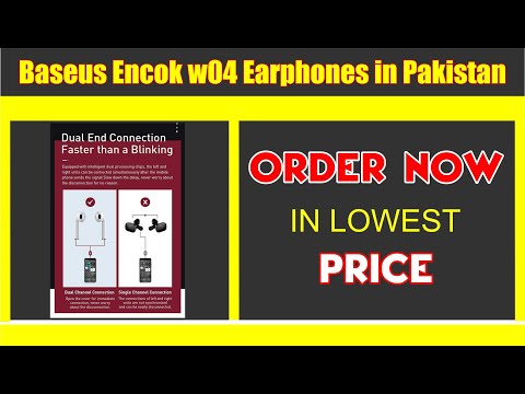 Baseus Encok w04 Earphones in Pakistan