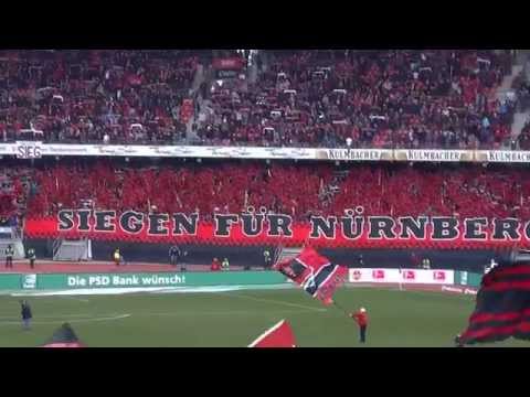 1.FC Nürnberg - Karlsruher SC 1:1 - Choreo Nordkurve Nürnberg - 28.02.2015