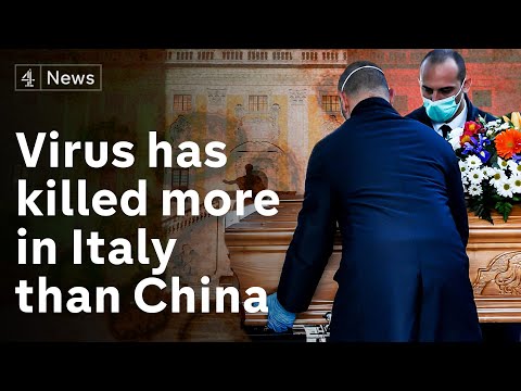 Spain virus deaths jump 200 in one day - as Italy death toll exceeds China